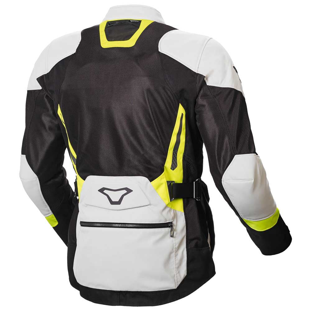 Macna Aerocon Night Eye/Fluro Yellow Textile Jacket