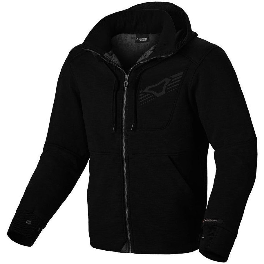 Macna District Black Textile Hoodie Jacket