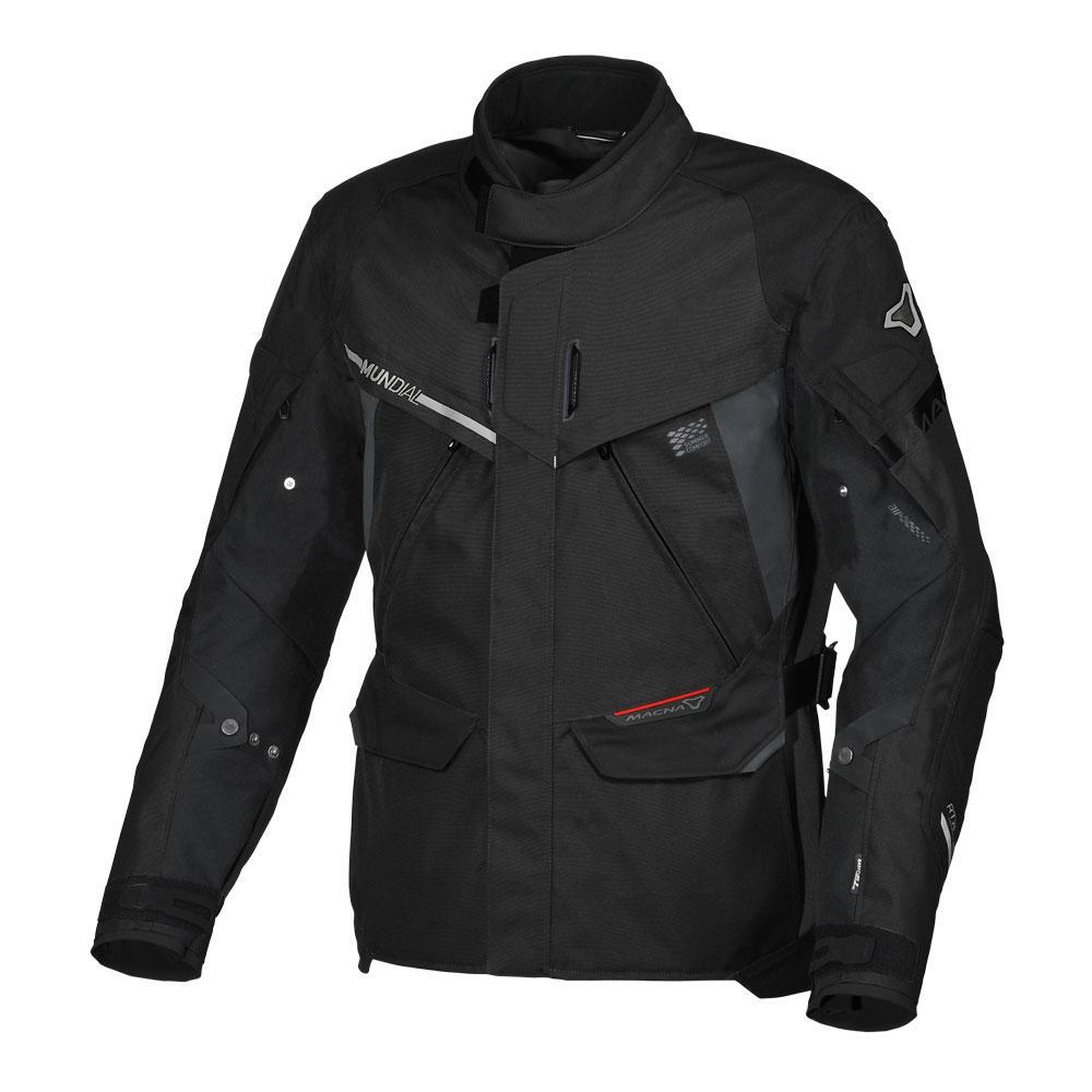 Macna Mundial Black Textile Jacket