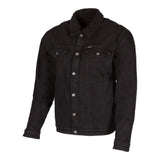 Merlin Sherpa D3O Black Stretch Denim Jacket