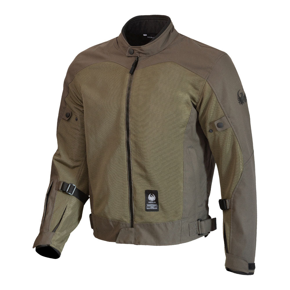 Merlin Prospect Air Mesh Olive Leisure Moto Textile Jacket