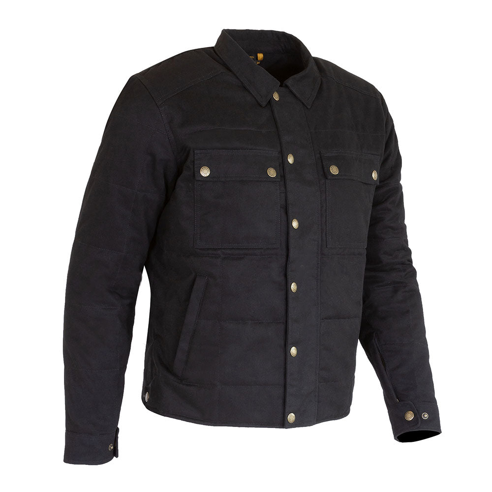Merlin Codsall D3O Black Heritage Wax Cotton Jacket