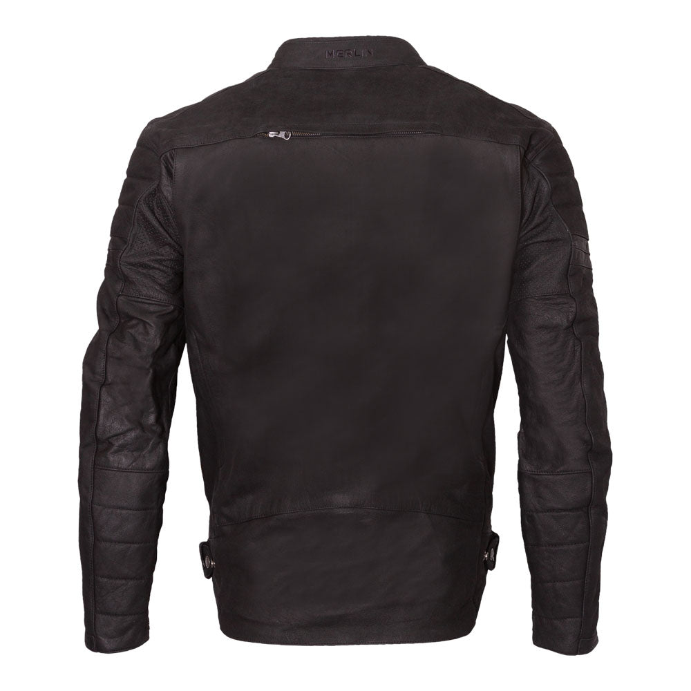 Merlin Alton II D3O Black Heritage Leather Jacket