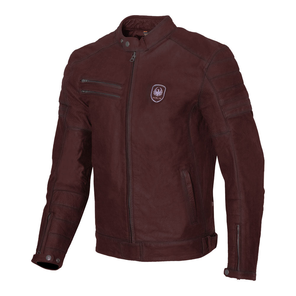 Merlin Alton II D3O Oxblood Heritage Leather Jacket