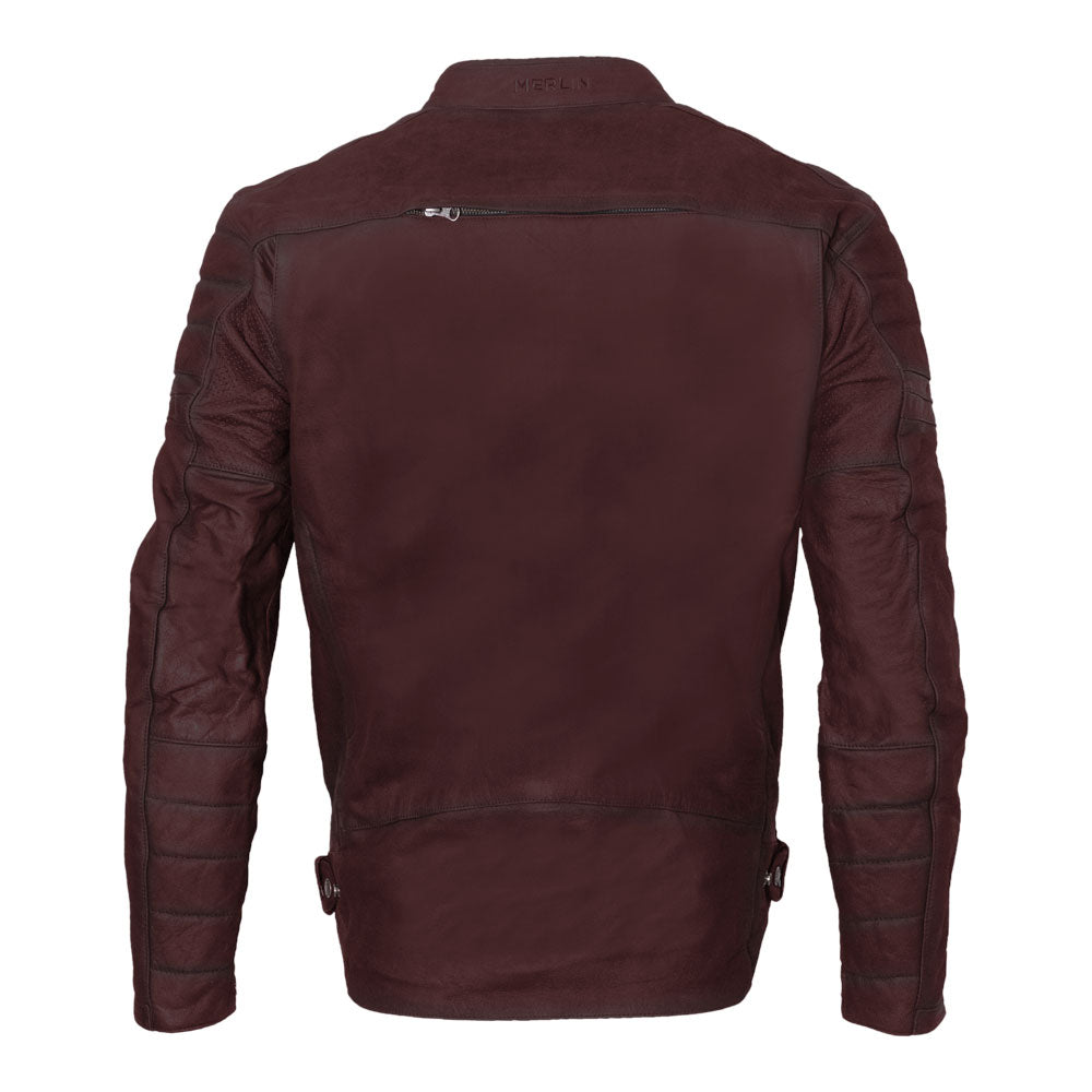 Merlin Alton II D3O Oxblood Heritage Leather Jacket