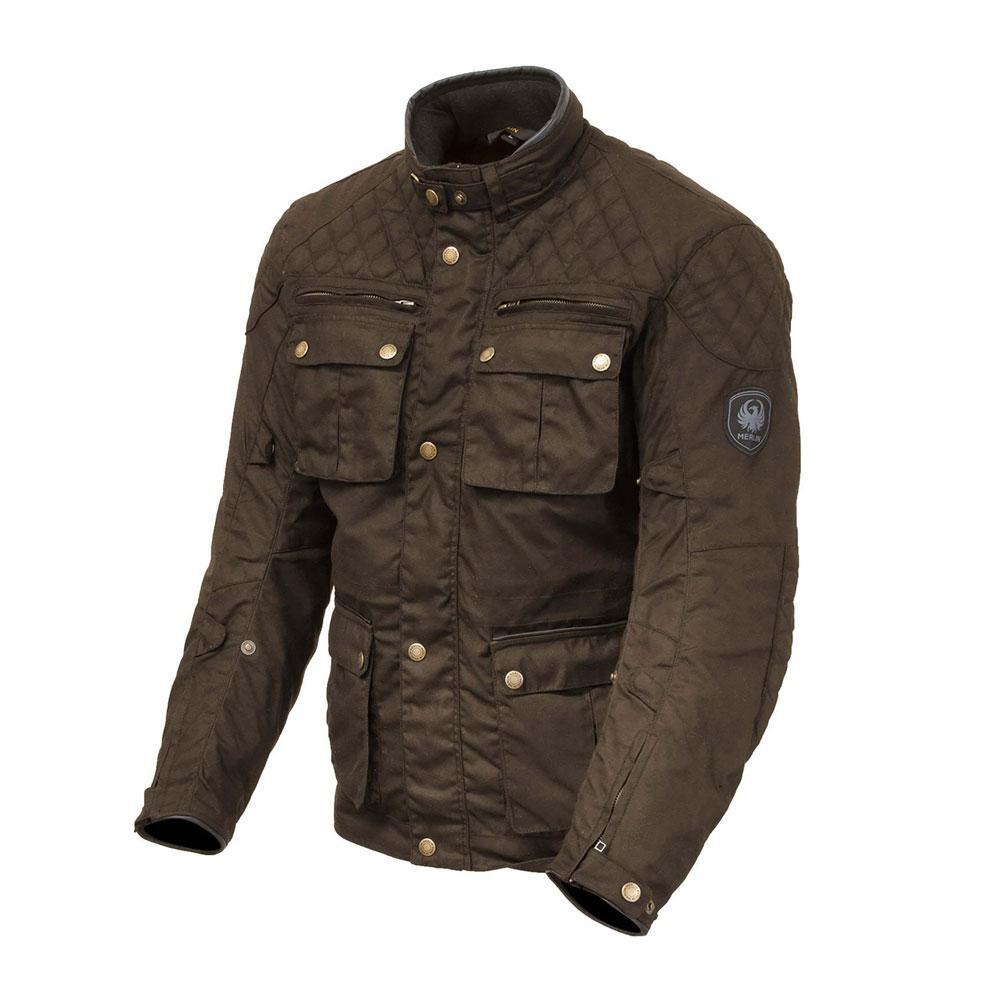 Merlin Edale D3O Olive Wax Cotton Jacket [XL][INTERNAL]