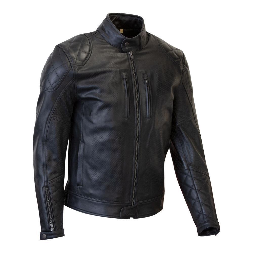 Merlin Cambrian D3O Black Leather Jacket