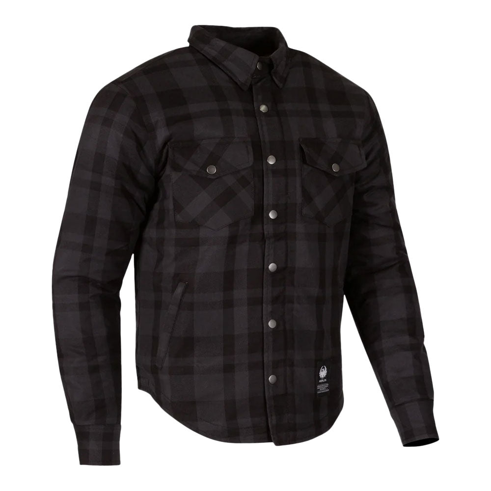 Merlin Axe Hydro Waterproof Grey Leisure Moto Textile Riding Shirt