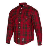Merlin Axe Hydro Waterproof Red Leisure Moto Textile Riding Shirt