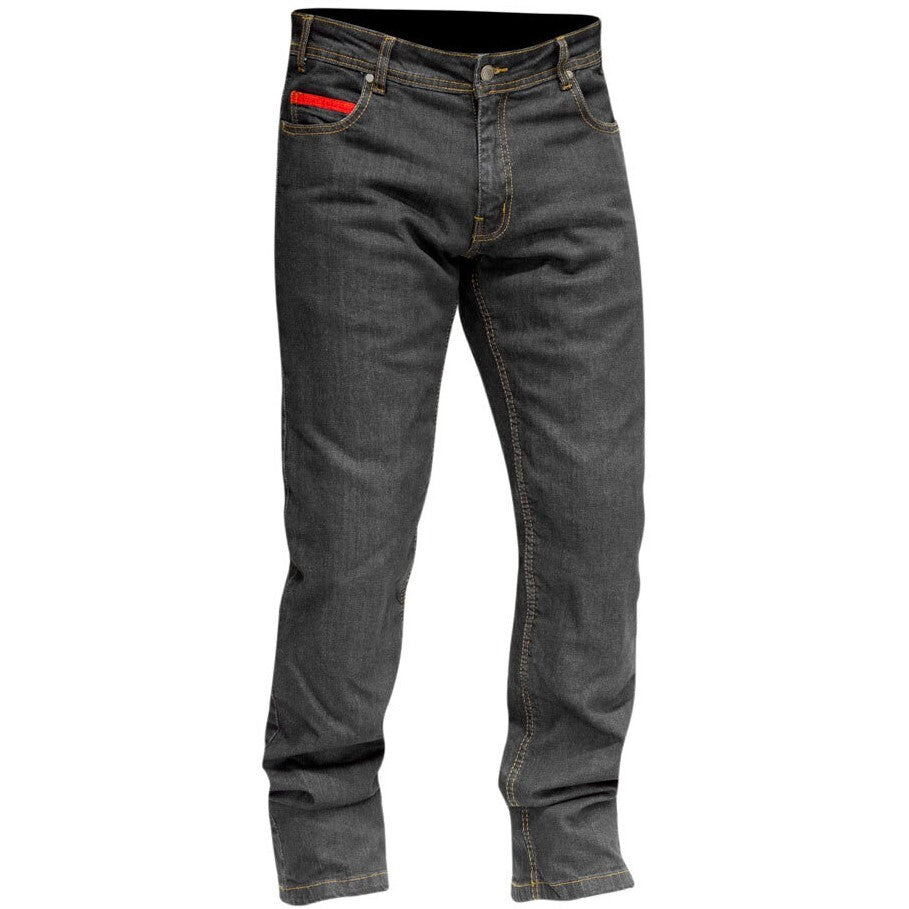 Merlin Blake Regular Fit Black Stretch Denim Jeans