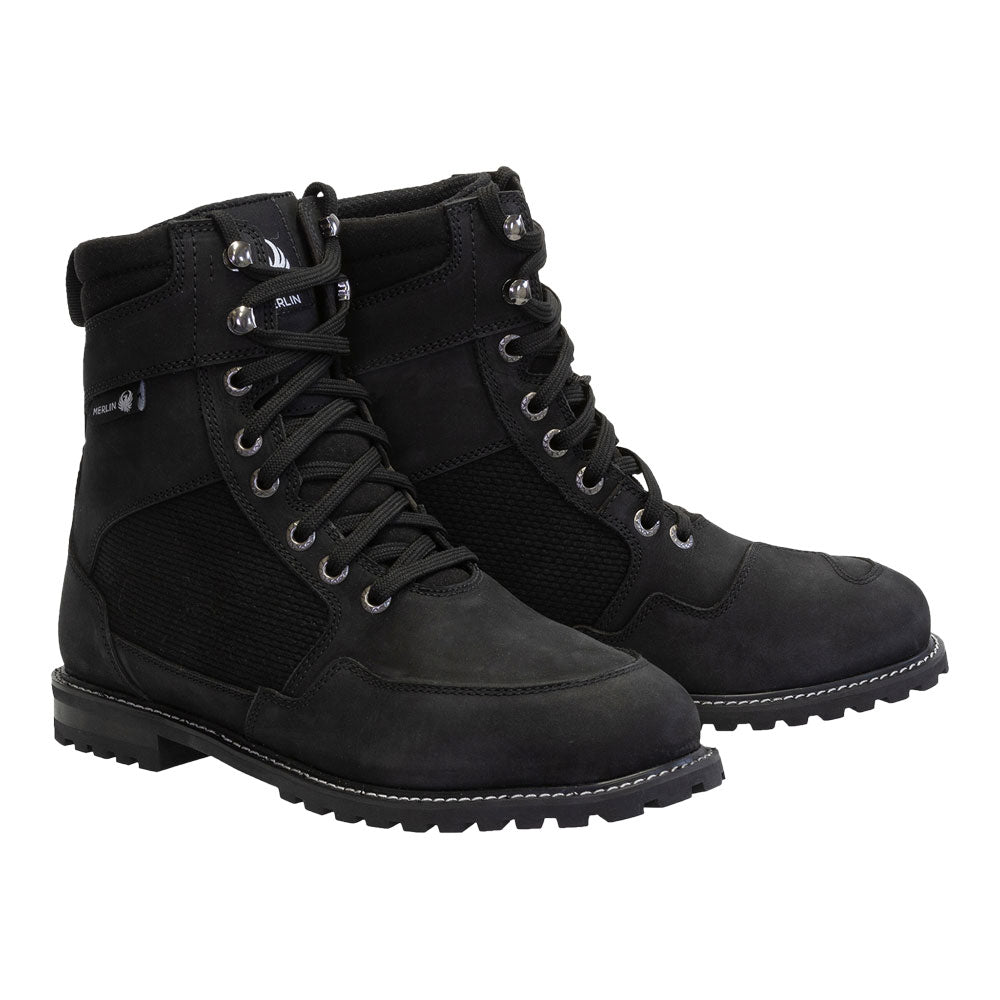 Merlin Rockwell D3O WP Black Leisure Moto Boots
