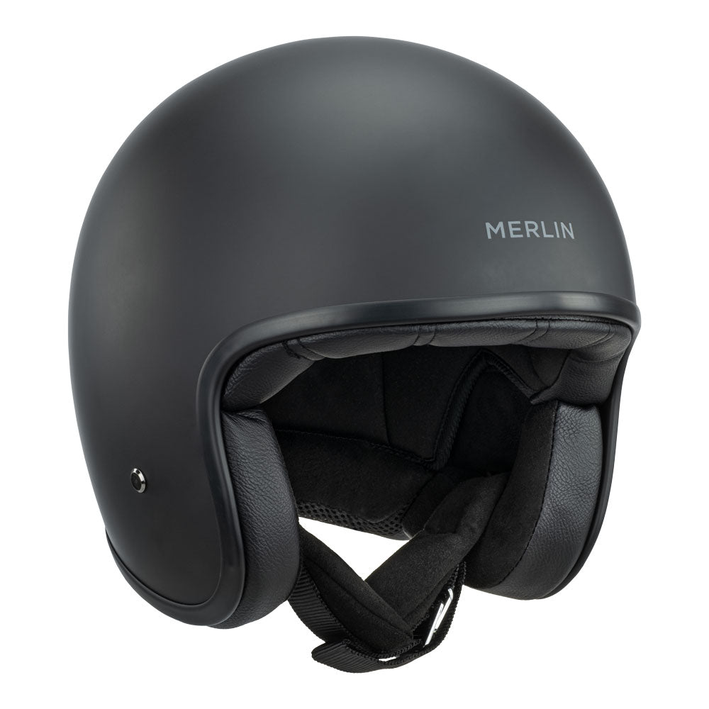 Merlin Blackbird Matte Black Helmet