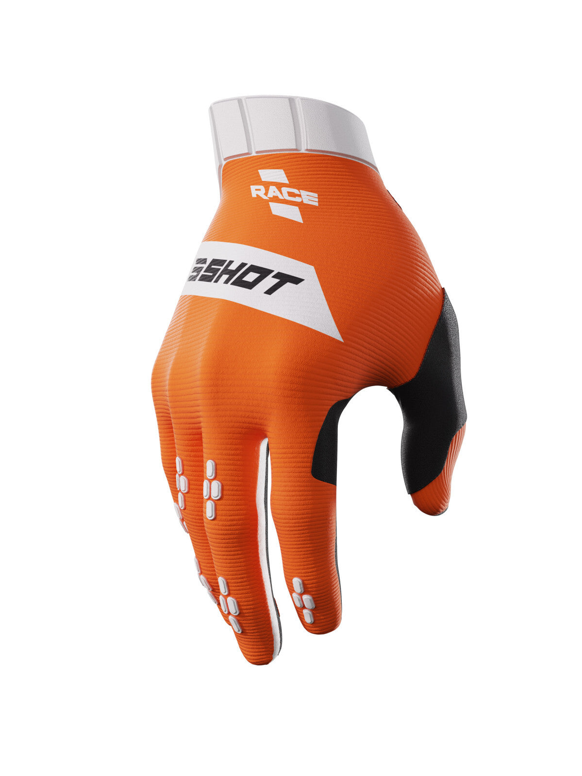 Shot Race Orange Gloves