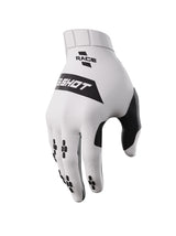 Shot Race White Gloves