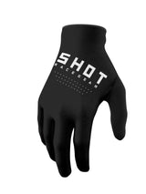 Shot Raw Black Kids Gloves