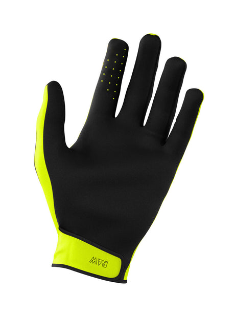 Shot Raw Neon Yellow Kids Gloves - EasyR