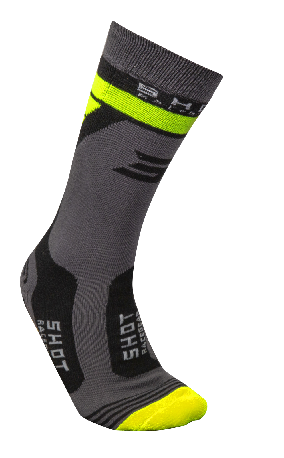 Shot Race 2.0 Neon Yellow Socks