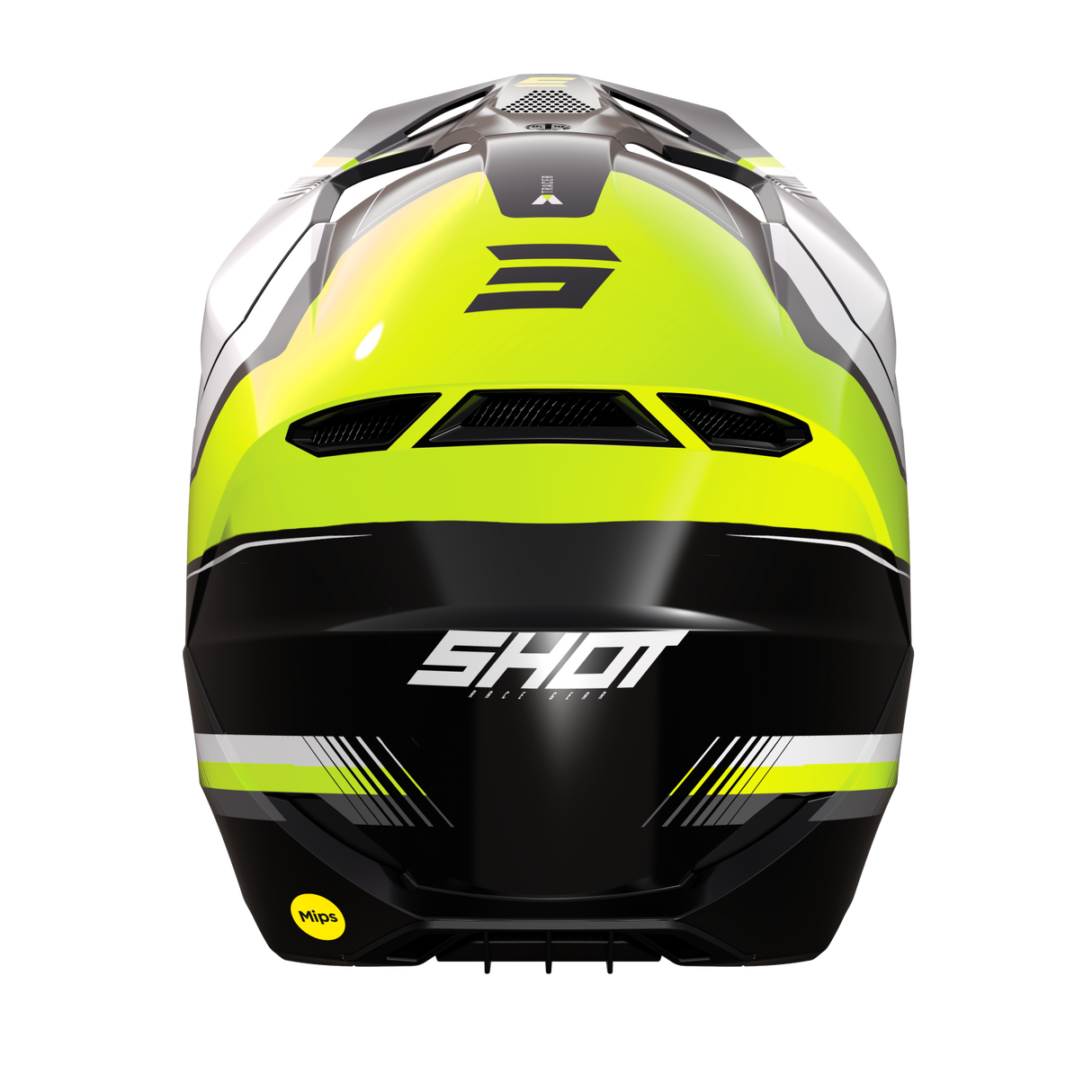 Shot Race Tracer Neon Yellow MIPS Helmet