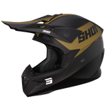 Shot Pulse Line Matte Gold Helmet - EasyR