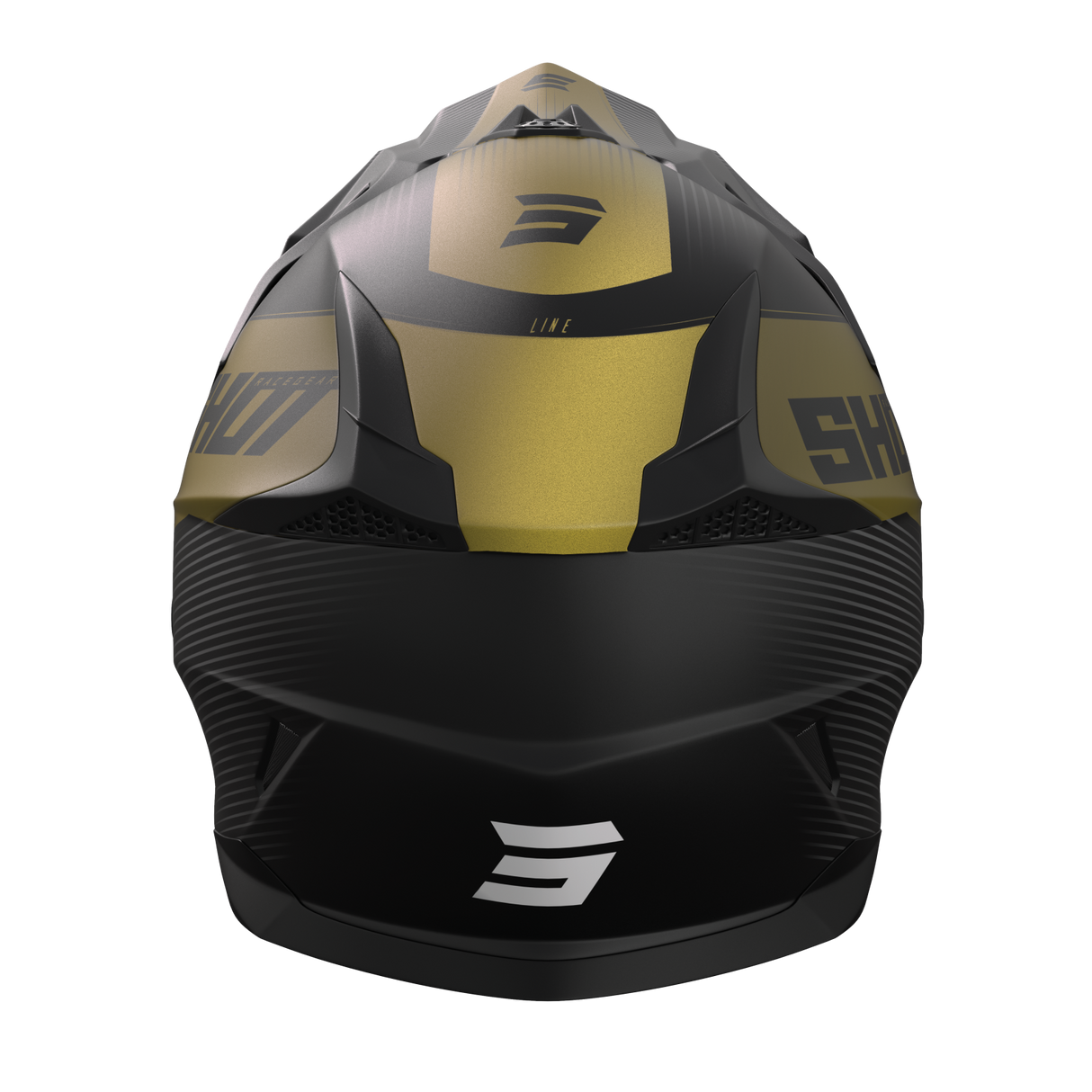 Shot Pulse Line Matte Gold Helmet - EasyR