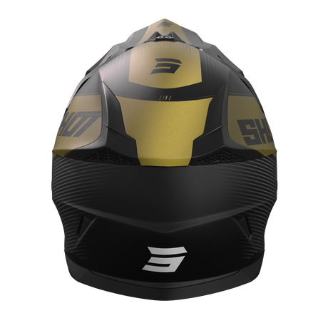 Shot Pulse Line Matte Gold Helmet - EasyR