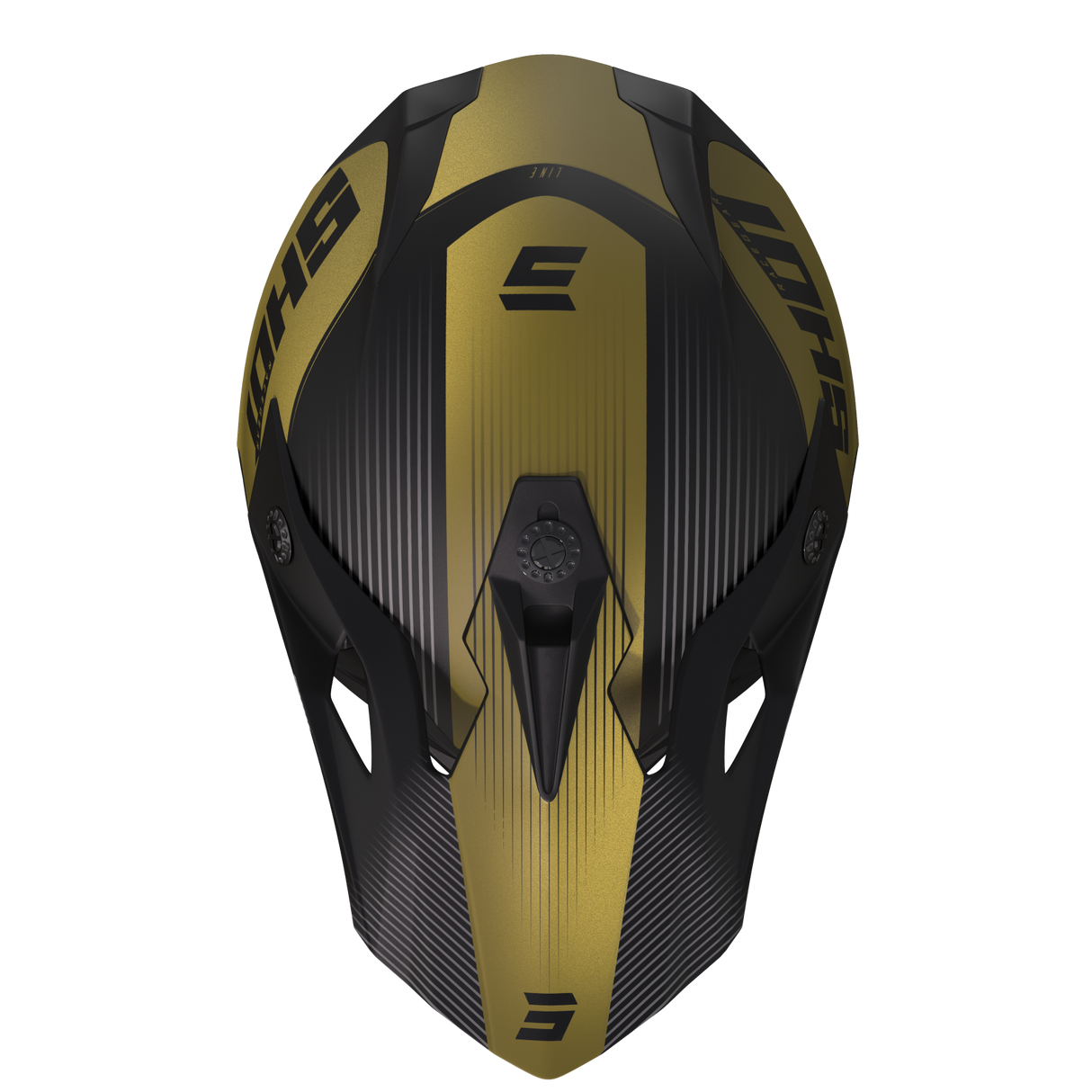 Shot Pulse Line Matte Gold Helmet - EasyR