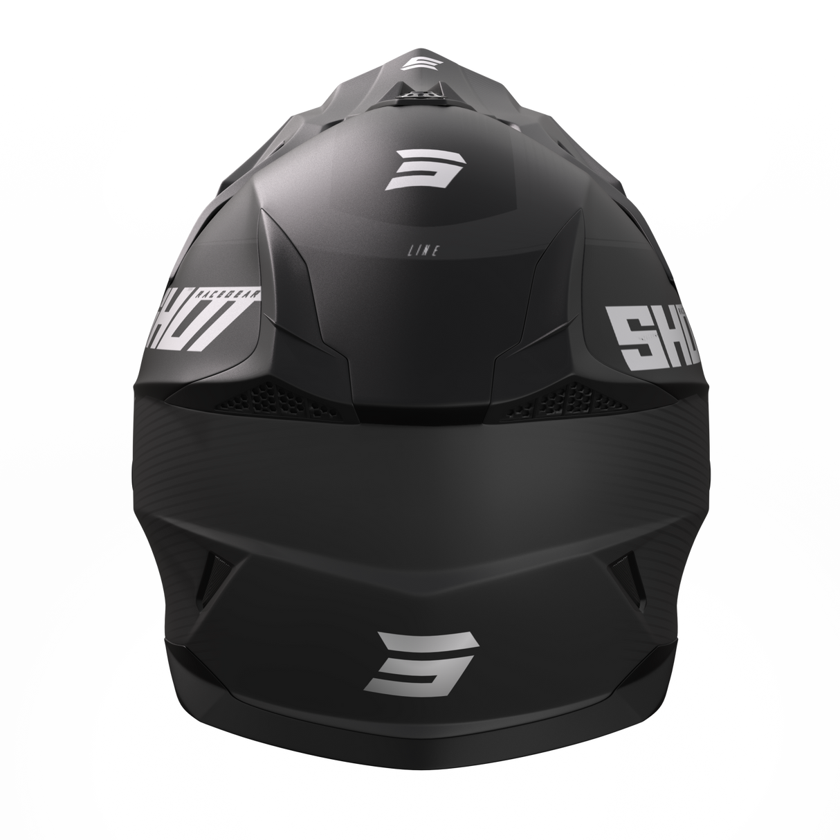 Shot Pulse Line Matte Black/Grey Helmet