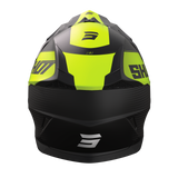 Shot Pulse Line Matte Neon Yellow Helmet - EasyR