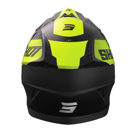 Shot Pulse Line Matte Neon Yellow Helmet - EasyR