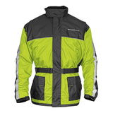 Nelson-Rigg Solo Hi-Viz Yellow/Black Rain Jacket