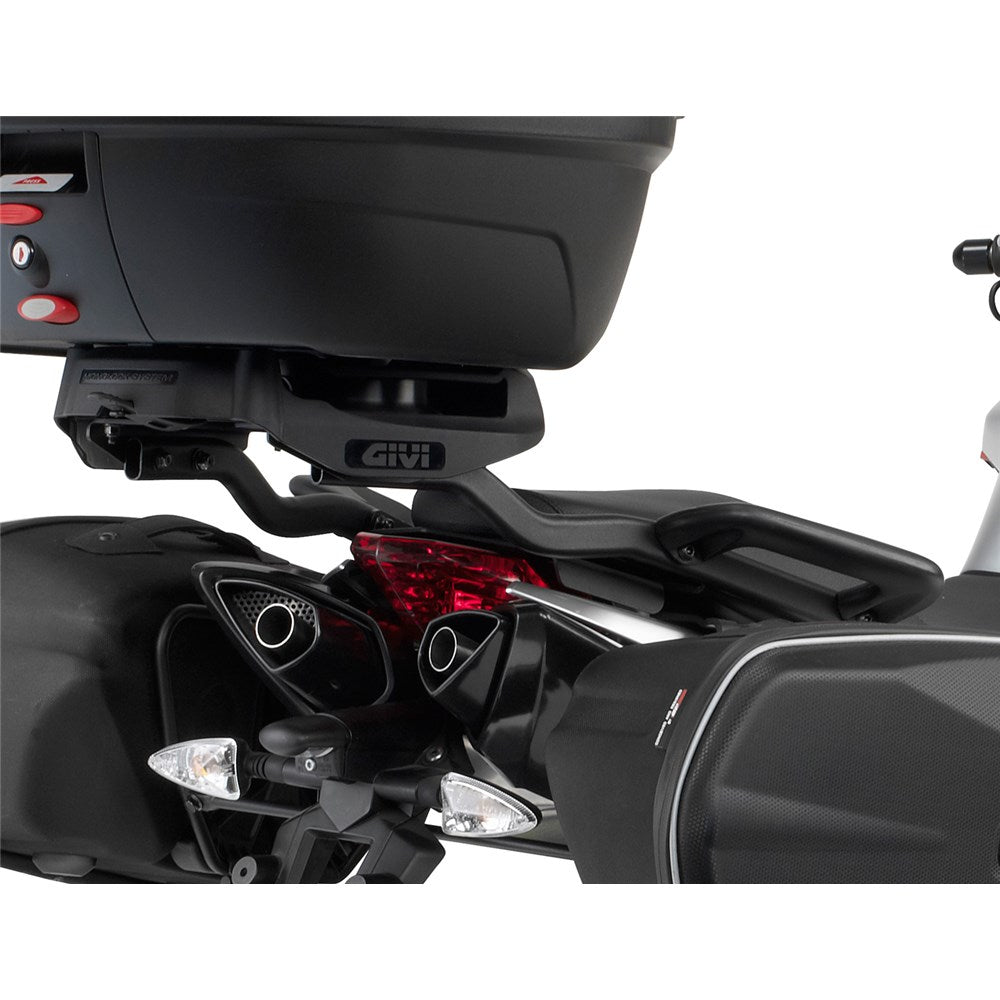 Givi 6702FZ Top Case Rear Rack for Aprilia Shiver 750/900 ABS 10-20 w/Monokey & Monolock Top Cases