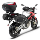 Givi 6702FZ Top Case Rear Rack for Aprilia Shiver 750/900 ABS 10-20 w/Monokey & Monolock Top Cases