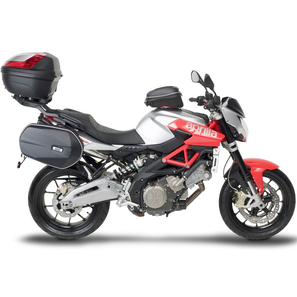 Givi 6702FZ Top Case Rear Rack for Aprilia Shiver 750/900 ABS 10-20 w/Monokey & Monolock Top Cases