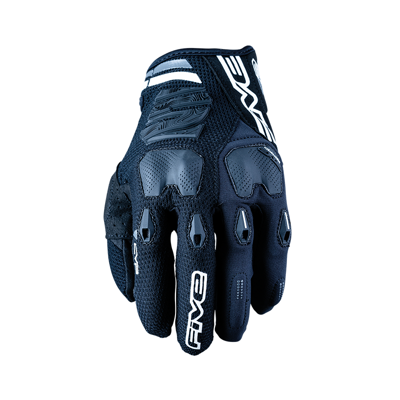 Five E2 Black/Grey/Gold Gloves