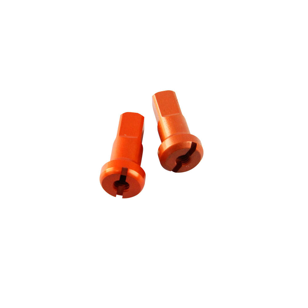 States MX 70-1208-30E Alloy Rear 8 Guage Nipples Orange