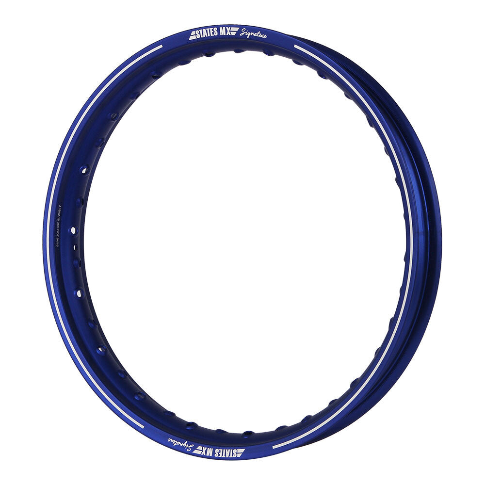 States MX 70-2186-622B Signature 18" x 2.15/36H Rim Blue