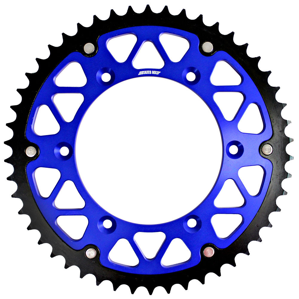 States MX 70-428-48B Fusion 48T Sprocket Blue for Yamaha