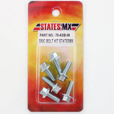 States MX 70-ADB-06 Disc Bolt Kit (Pack of 6)