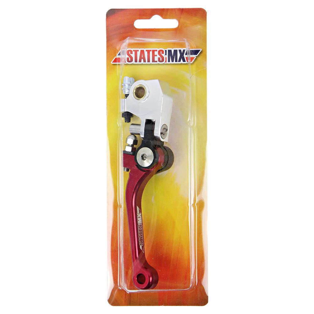 States MX 70-FFB-919R Fold & Flex Brake Lever Red for Honda