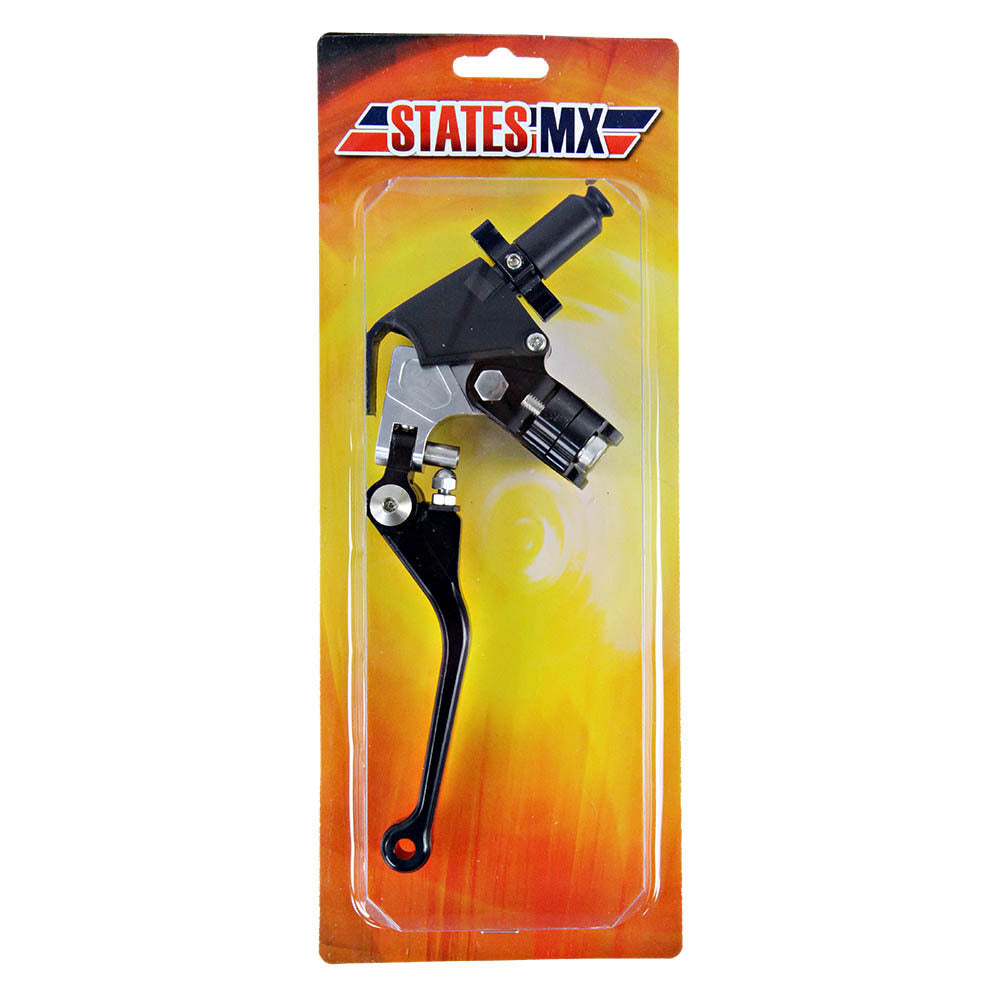 States MX 70-FFP-298K Fold & Flex Universal Clutch & Lever Perch Assembly Black