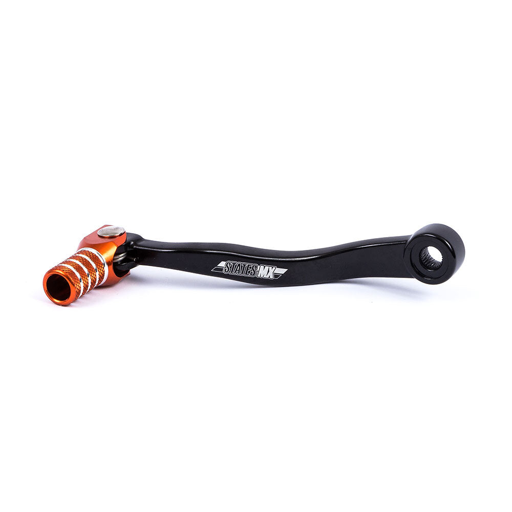 States MX 70-FGL-C112E Alloy Gear Lever Orange for KTM 250 EXC/300 EXC  2017/250 SX 2017/Husqvarna TC250 2017