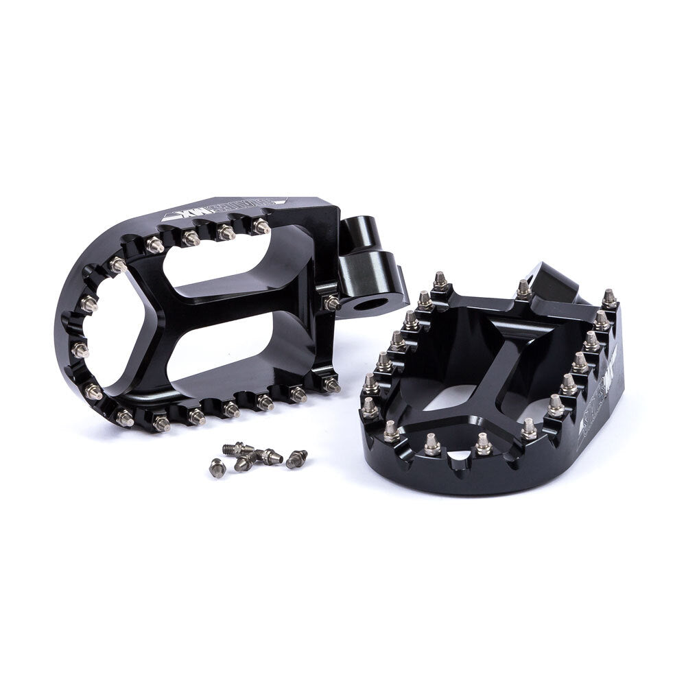 States MX 70-FP4-514K Alloy S2 Off Road Footpegs Black for Suzuki RMZ250 10-13/RMZ450 10-16