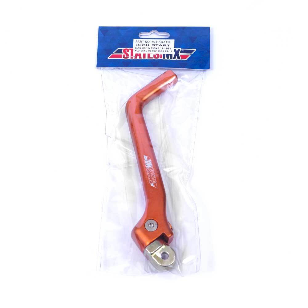 States MX 70-HKS-115E Forged Alloy Kickstart Lever Orange for KTM 85 SX 04-15/85 SX BW 04-17