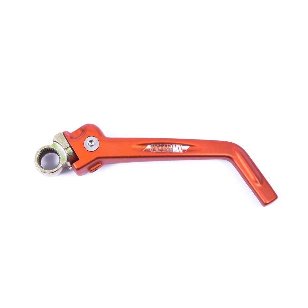 States MX 70-HKS-116E Forged Alloy Kickstart Lever Orange for KTM 65 SX 09-15