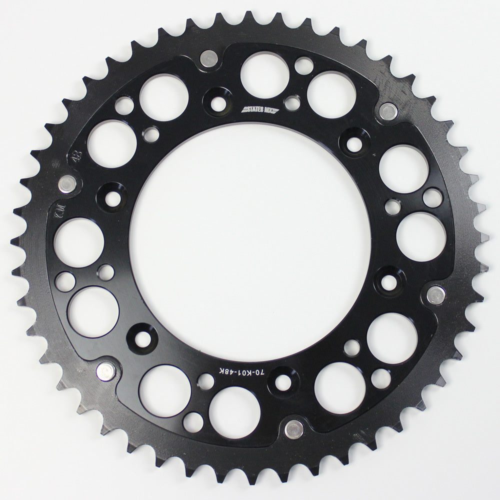 States MX 70-K01-48K Fusion 48T Sprocket Black for KTM/Husqvarna