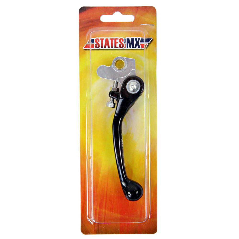 States MX 70-SFB-901K Standard Flex Front Brake Lever Black for Honda CR/CRF