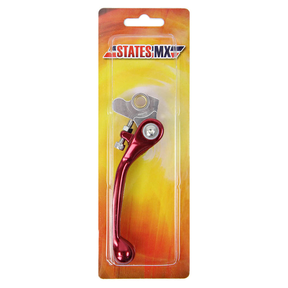 States MX 70-SFB-901R Standard Flex Front Brake Lever Red for Honda CR/CRF