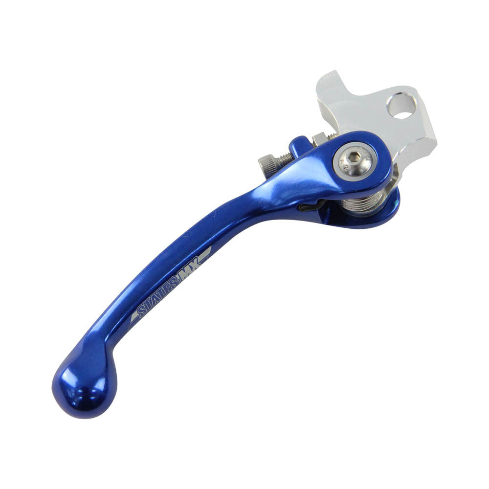 States MX 70-SFB-924B Standard Flex Front Brake Lever Blue for Kawasaki KX250F/450F 13-18/Yamaha YZ125/250 08-18/YZ250F 01-18/450F 08-18/WR450F 16-17