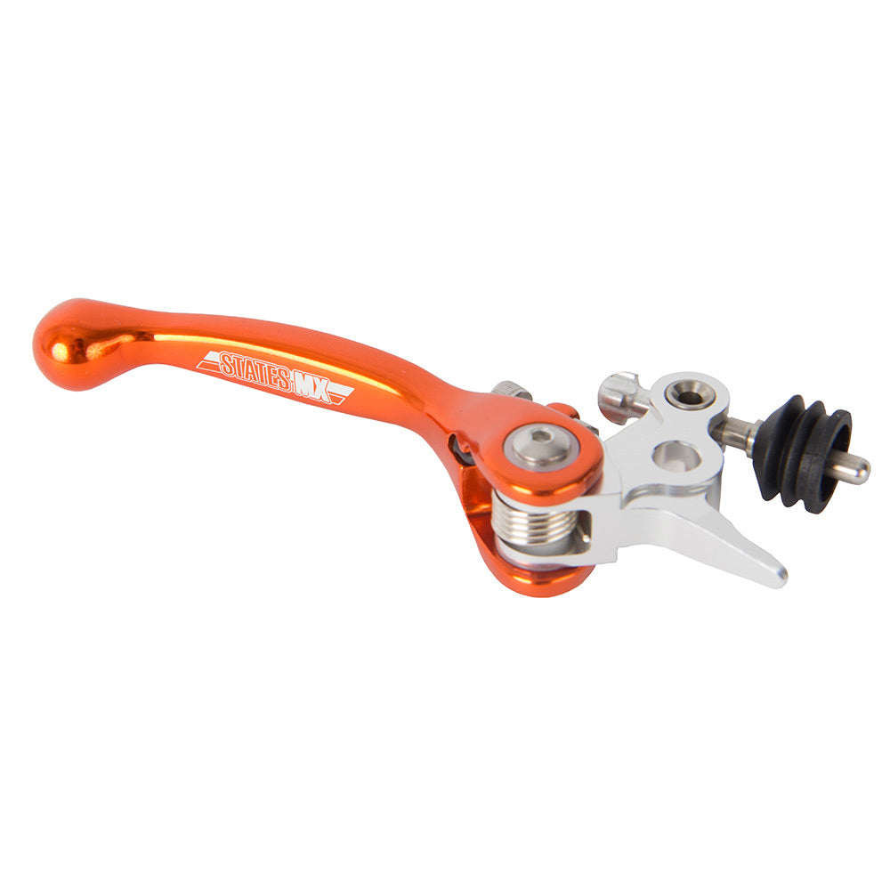 States MX 70-SFB-929E Standard Flex Front Brake Lever Orange for KTM 85 SX 14-17/Husqvarna TC85 14-17