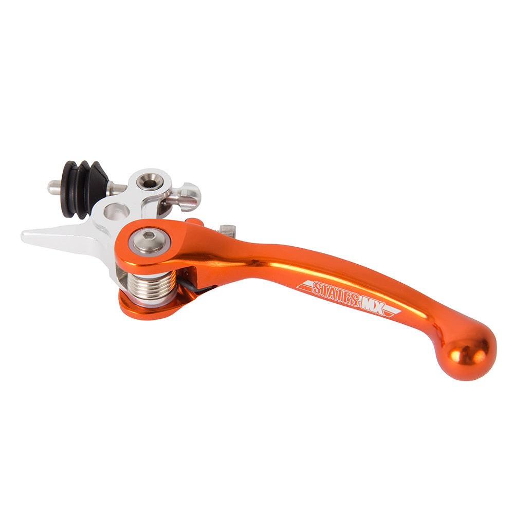 States MX 70-SFC-225E Standard Flex Clutch Lever Orange for KTM 85 SX 14-18/Husqvarna TC85 14-17